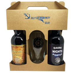 Bottle and glass gift pack